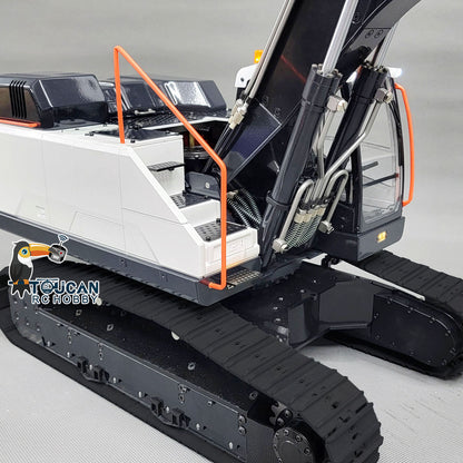 MTM 1/14 EC380 RC 2 Arms PNP Metal Hydraulic Tracked Excavator Digger With Ripper Tiltable Bucket