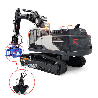 MTM 1/14 RC PNP EC380 3-Arms Metal Tracked Excavator Digger With Hydraulic Clamshell Bucket