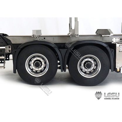 LESU FH16 1/14 Metal Chassis 6*6 RC Dumper Tipper Timber Truck Motor Light