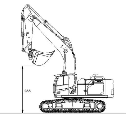 EN STOCK XDRC 945 Pelle sur chenilles hydraulique RC PNP en métal 1/14