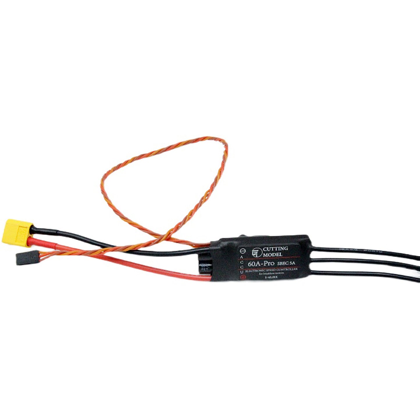 One-way 60A Brushless ESC for 5055 Pump 1/12 1/14 Hydraulic RC Excavator Dozer