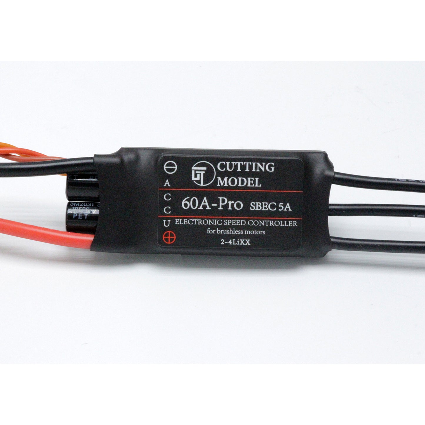 One-way 60A Brushless ESC for 5055 Pump 1/12 1/14 Hydraulic RC Excavator Dozer