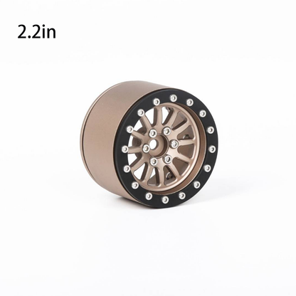 YIKONG Aluminum Alloy 1.9/2.2 Inch Wheel Hubs Tyres Tires for 1/10 RC Crawler Car Model Accessories