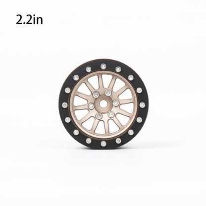 YIKONG Aluminum Alloy 1.9/2.2 Inch Wheel Hubs Tyres Tires for 1/10 RC Crawler Car Model Accessories