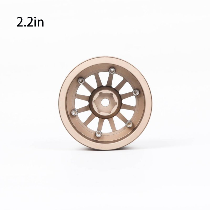 YIKONG Aluminum Alloy 1.9/2.2 Inch Wheel Hubs Tyres Tires for 1/10 RC Crawler Car Model Accessories