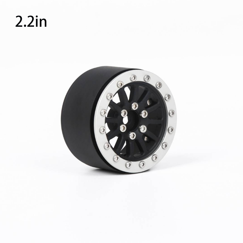 YIKONG Aluminum Alloy 1.9/2.2 Inch Wheel Hubs Tyres Tires for 1/10 RC Crawler Car Model Accessories