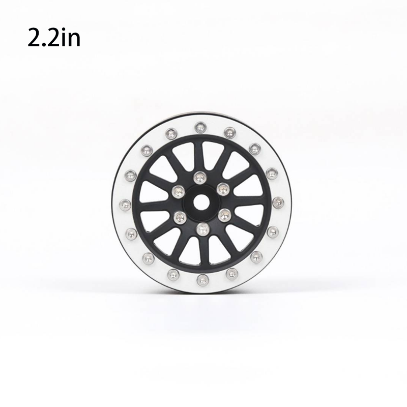 YIKONG Aluminum Alloy 1.9/2.2 Inch Wheel Hubs Tyres Tires for 1/10 RC Crawler Car Model Accessories