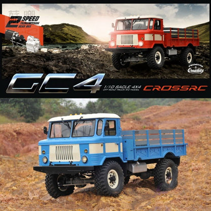 CROSSRC 1/10 GC4 4WD RC Militär-LKW-KIT