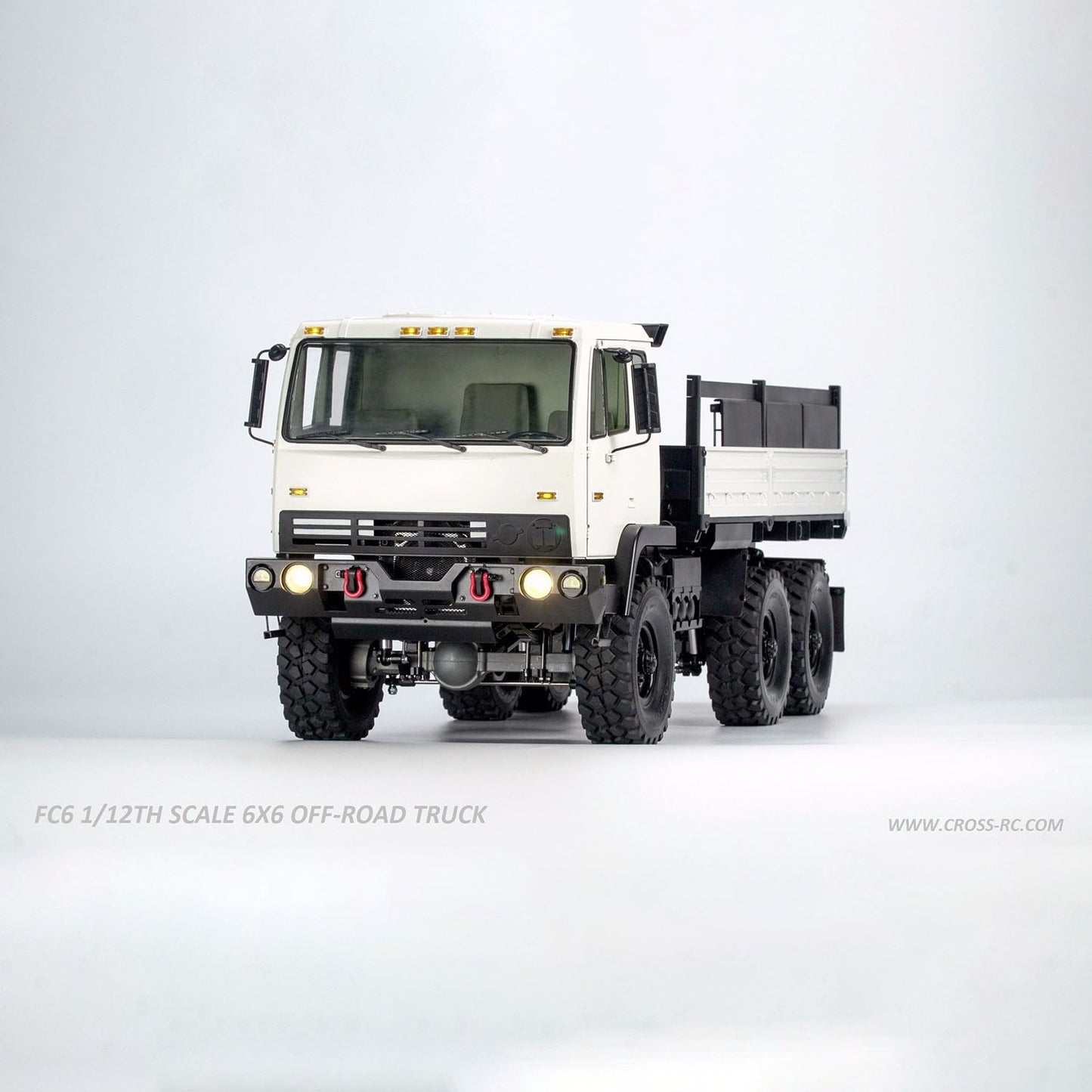 1:12 CROSSRC FC6 6WD RC Military Truck Off-road Crawler KIT