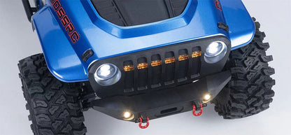 Front Bumper With LED Light Set for CROSSRC 1/8 4X4 EMO X RC Crawler