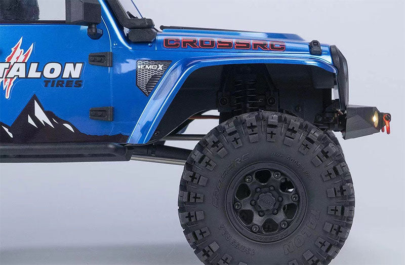 Front Bumper With LED Light Set for CROSSRC 1/8 4X4 EMO X RC Crawler