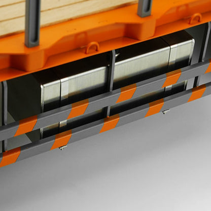 LESU 1/14 RC Model 6*4 Flatbed Lorry Trailer Tractor Truck Metal Chassis