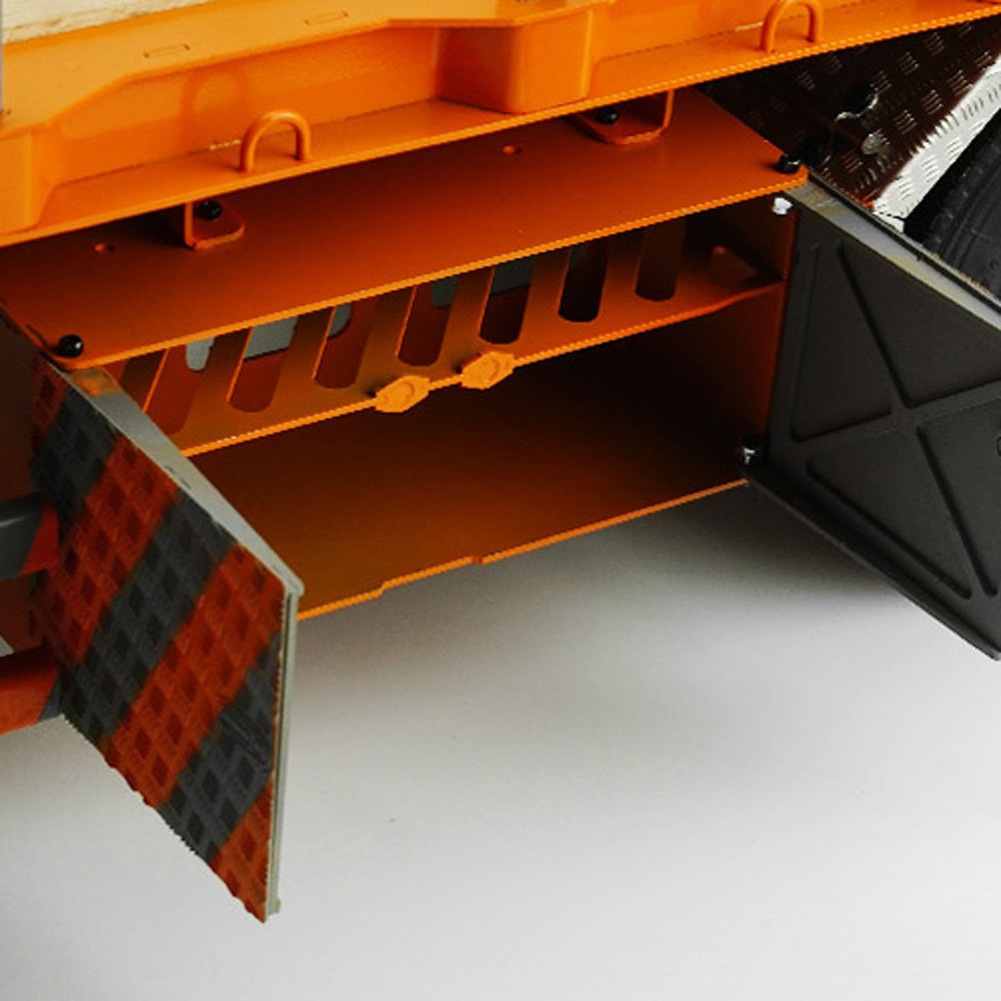 LESU 1/14 RC Model 6*4 Flatbed Lorry Trailer Tractor Truck Metal Chassis