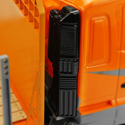 LESU 1/14 RC Model 6*4 Flatbed Lorry Trailer Tractor Truck Metal Chassis