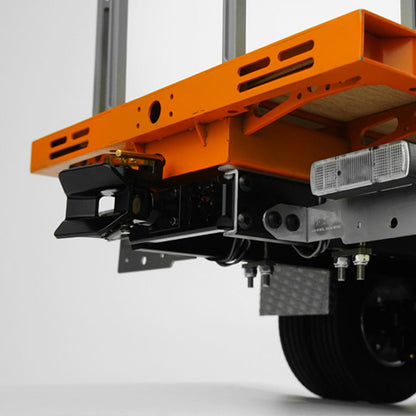 LESU 1/14 RC Model 6*4 Flatbed Lorry Trailer Tractor Truck Metal Chassis