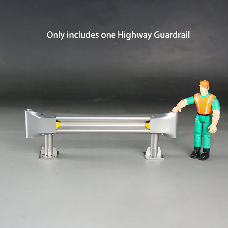 Metal Road Barrier Highway Fence Highway Guardrail for 1/14 RC Car Truck Off-road Vehicles Model