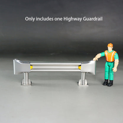 IN STOCK Metal Road Barrier Highway Fence Highway Guardrail for 1/14 RC Car Truck Off-road Vehicles Model