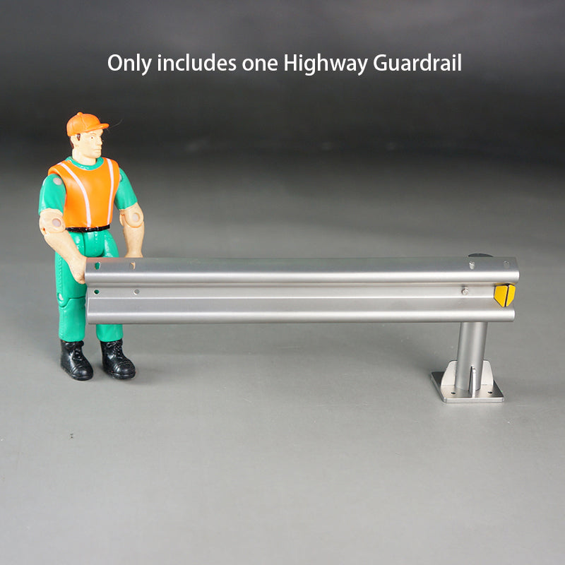 IN STOCK Metal Road Barrier Highway Fence Highway Guardrail for 1/14 RC Car Truck Off-road Vehicles Model