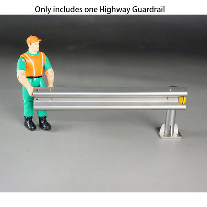 Metal Road Barrier Highway Fence Highway Guardrail for 1/14 RC Car Truck Off-road Vehicles Model