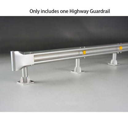 IN STOCK Metal Road Barrier Highway Fence Highway Guardrail for 1/14 RC Car Truck Off-road Vehicles Model