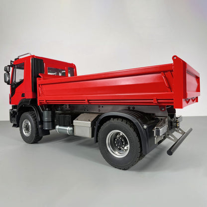 Pre-Order MD Metal 1/14 4x2 PNP RC Hydraulic Truck DumpAer Tipper With 2-speed Transmission Gearbox