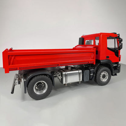 Metal 1/14 4x2 PNP RC Hydraulic Truck Dumper Tipper With 2-speed Transmission Gearbox