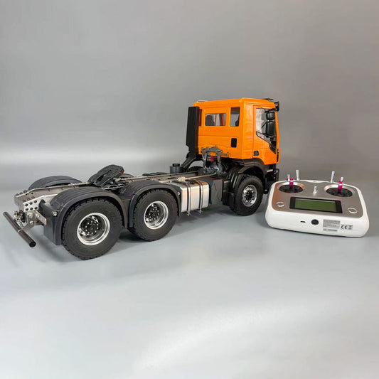 1/14 6x4 PNP RC Tractor Truck With Metal Chassis 2-Speed Transmission Gearbox