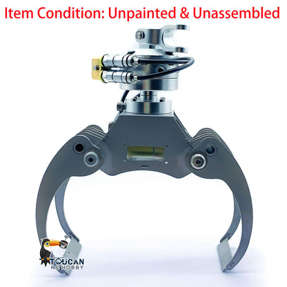 1/14 Hydraulische Greiferschaufel aus Metall für RC-Kran-Dumper-Automodell