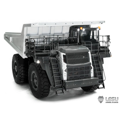LESU Aoue R100E 1/16 Heavy Metal Hydraulic Mining Truck A0003 Dumper RC Mine Truck Model Motor ESC Servo Light System Model DIY