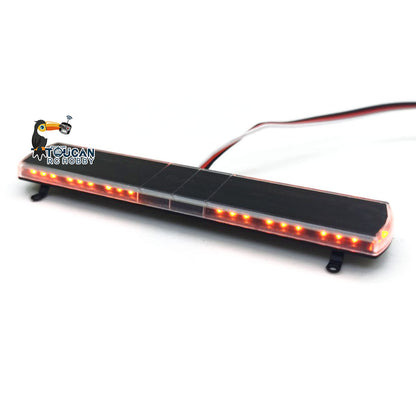 Warning Light Bar Lights for 1/14 RC Tractor Truck Remote Control Dump Car Model