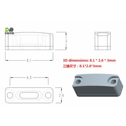 Lampe LED de cabine d'éclairage avant pour tracteur radiocommandé 1/14 770S, pièce de camion RC