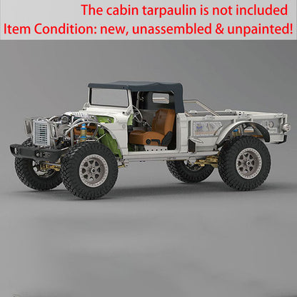 TWOLF 1/8 RC 4x4 Geländewagen M715 4WD RC Crawler KIT