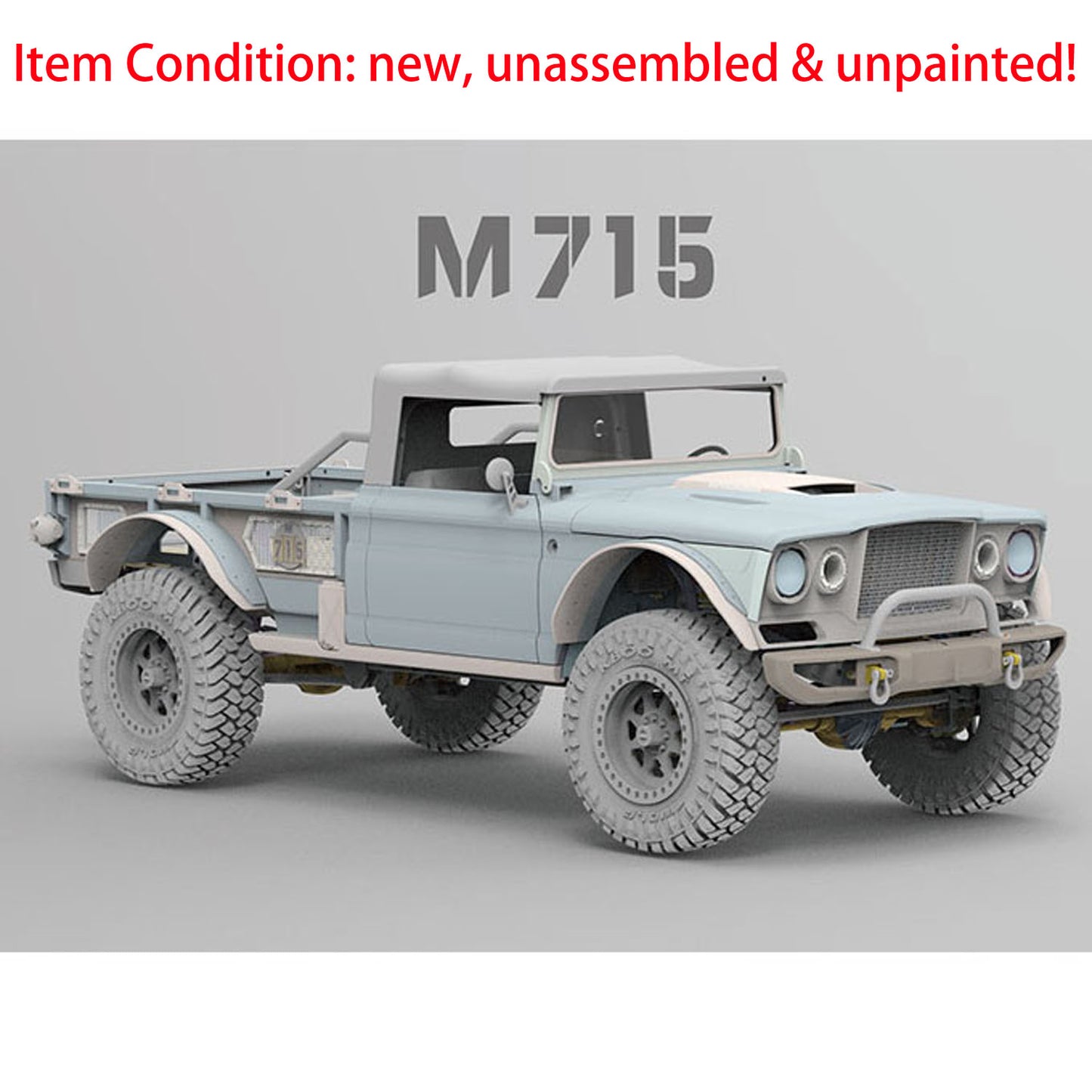 TWOLF 1/8 RC 4x4 Geländewagen M715 4WD RC Crawler KIT