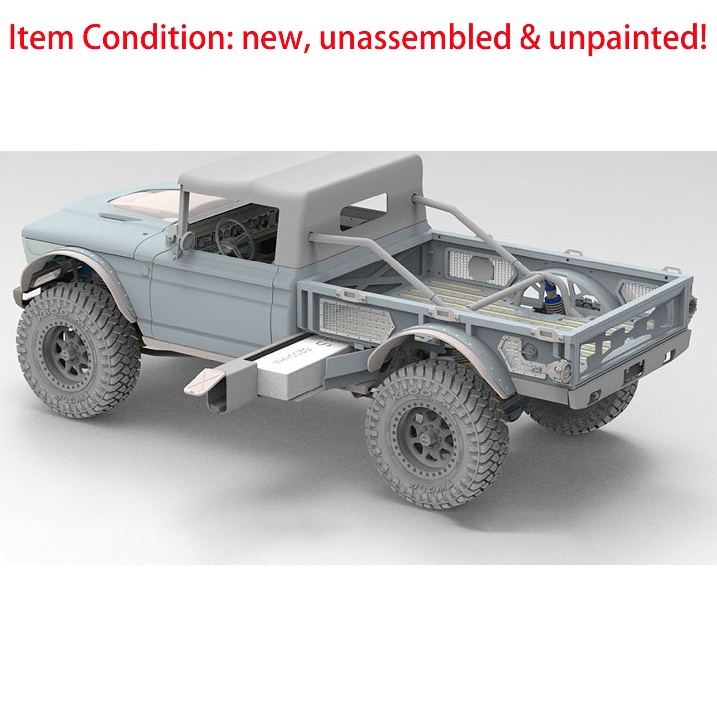 TWOLF 1/8 RC 4x4 Off-road Vehicles M715 4WD RC Crawler KIT