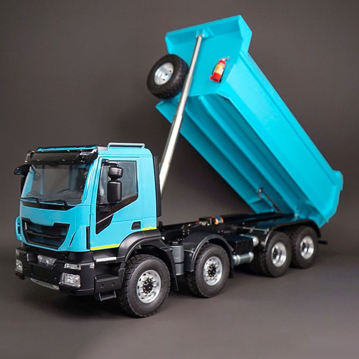 1/14 8x8 Metall PNP Hydraulischer RC LKW Kipper mit 2-Gang Getriebe Getriebe Sound Light System