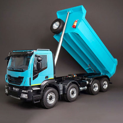 1/14 8x8 Metall PNP Hydraulischer RC LKW Kipper mit 2-Gang Getriebe Getriebe Sound Light System