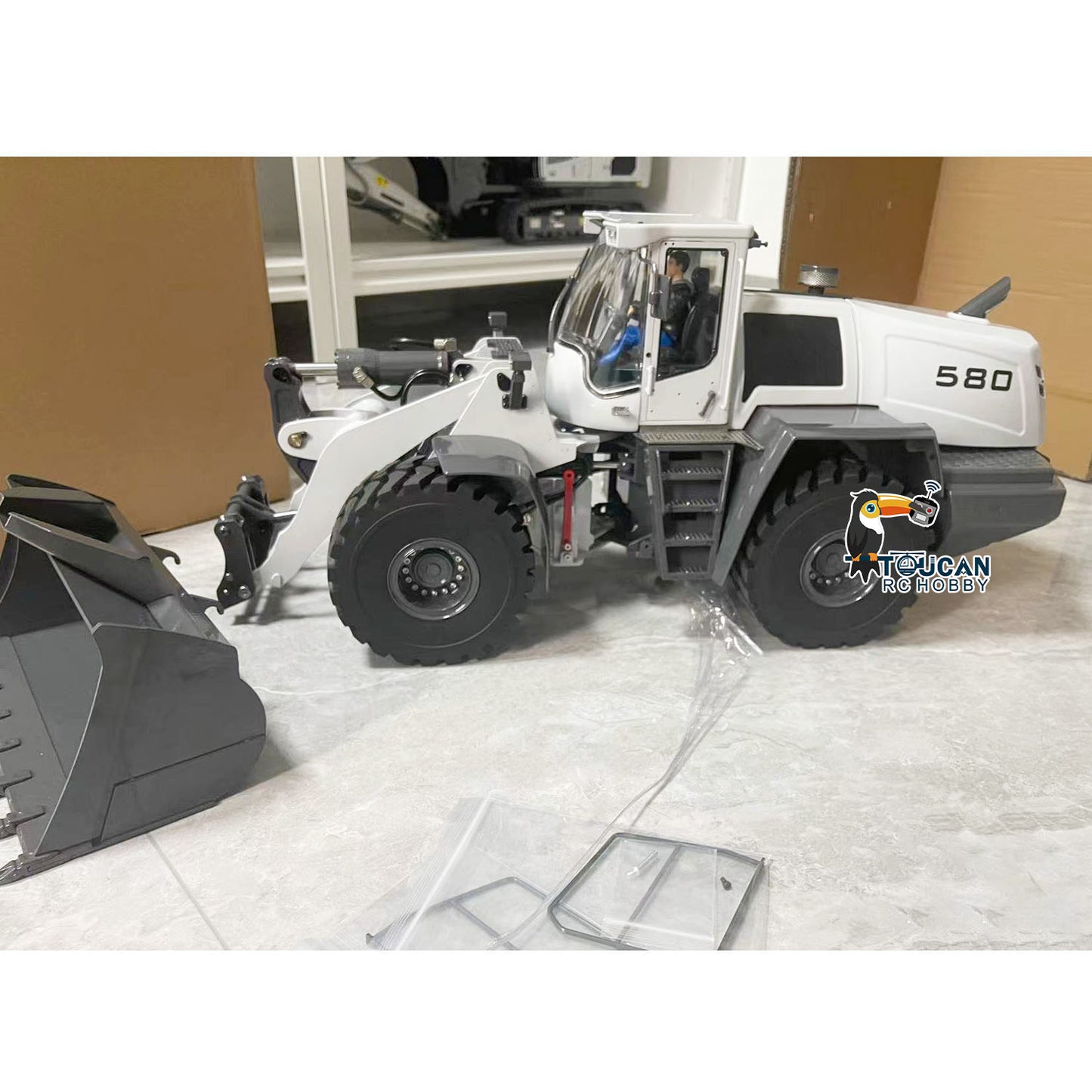 XDRC 1/14 Metal RTR RC Hydraulic 580 Wheeled Loader