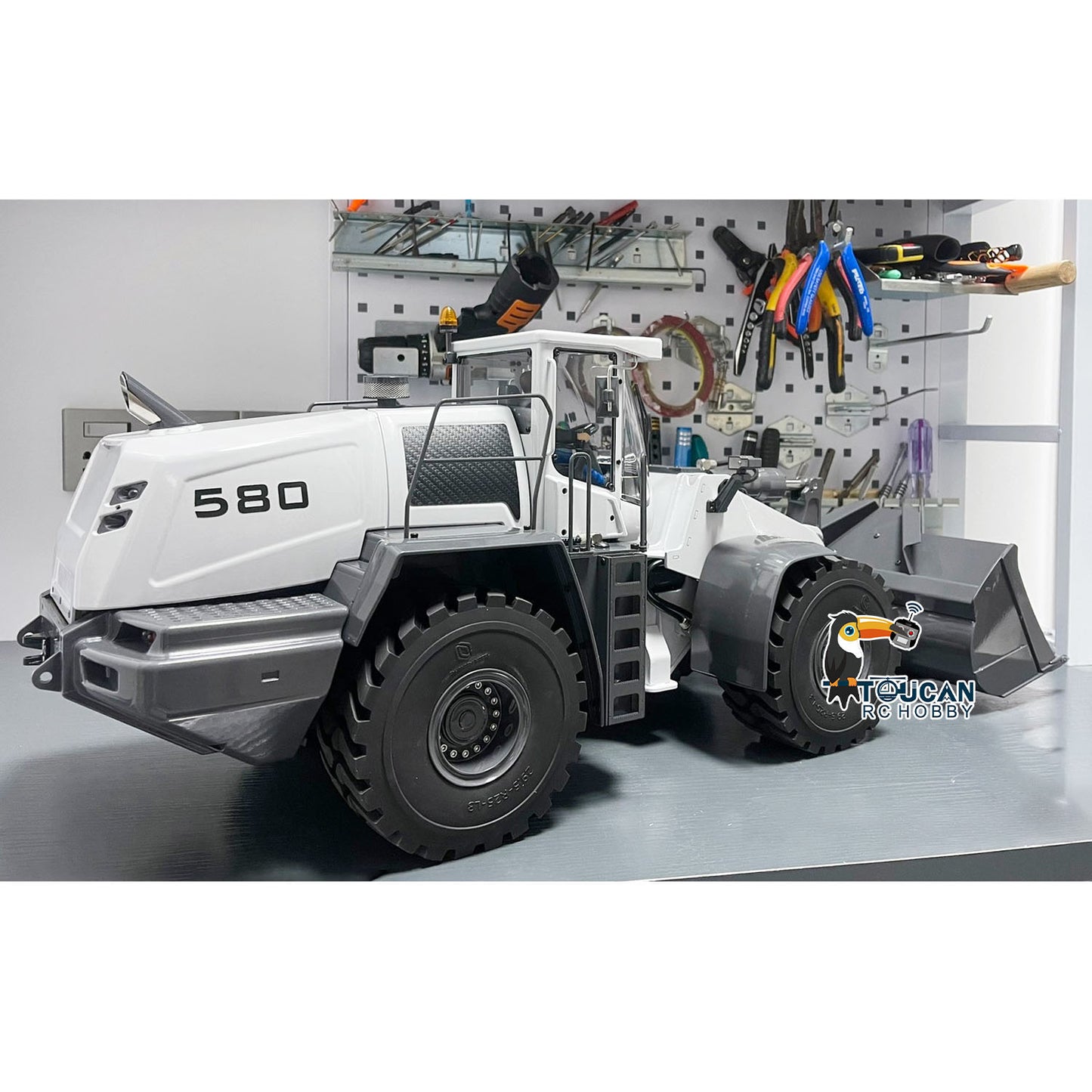 XDRC 1/14 Metal RTR RC Hydraulic 580 Wheeled Loader