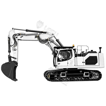 LESU 1/14 Hydraulic RC Digger 3-arm Aoue-LR945 Painted Assembled Excavator