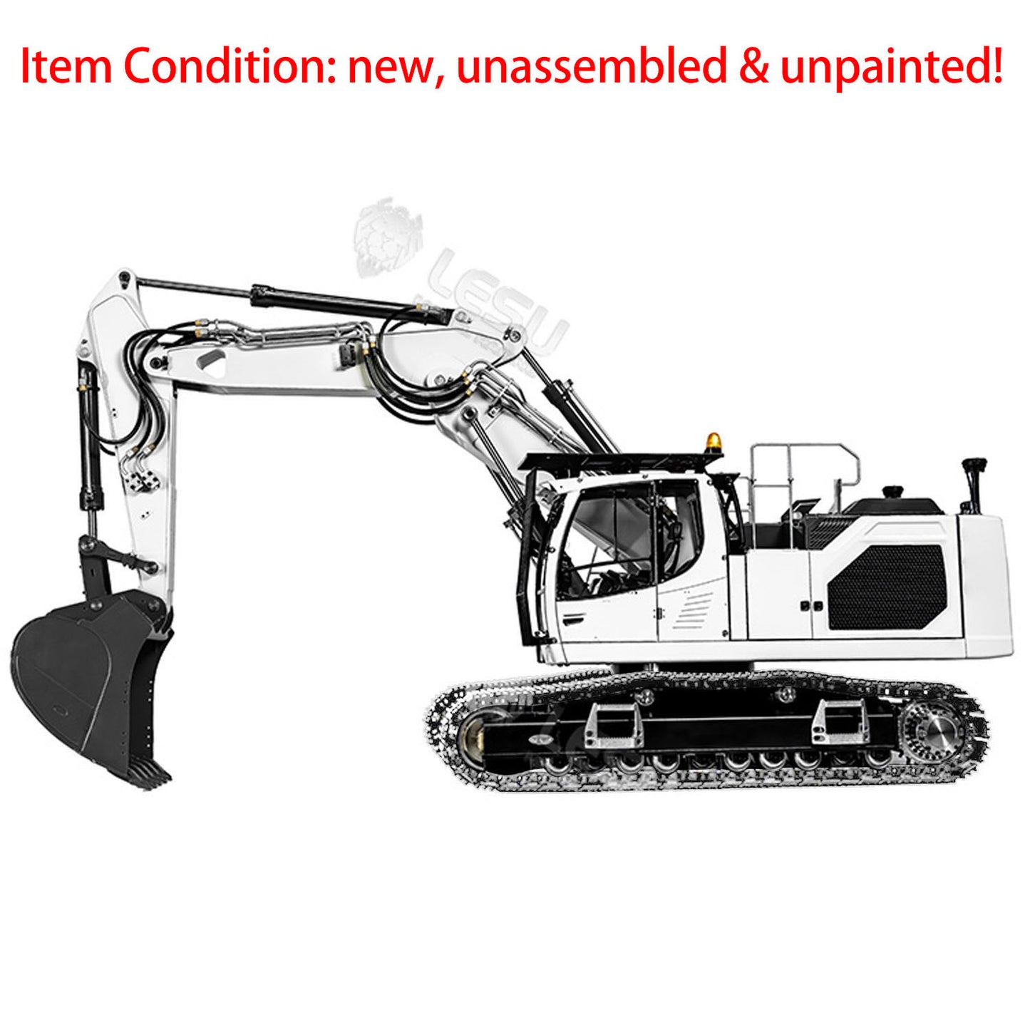 LESU 1/14 3-arm LR945 RC Hydraulic Excavator Digger KIT