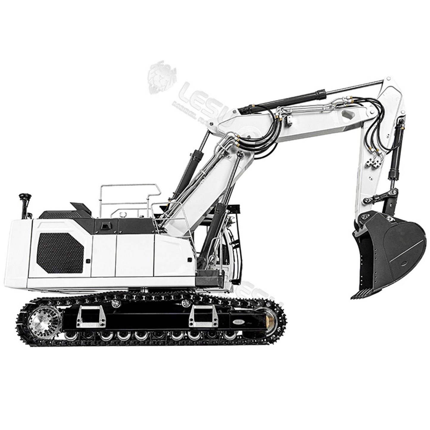 LESU 1/14 Hydraulic RC Digger 3-arm Aoue-LR945 Painted Assembled Excavator