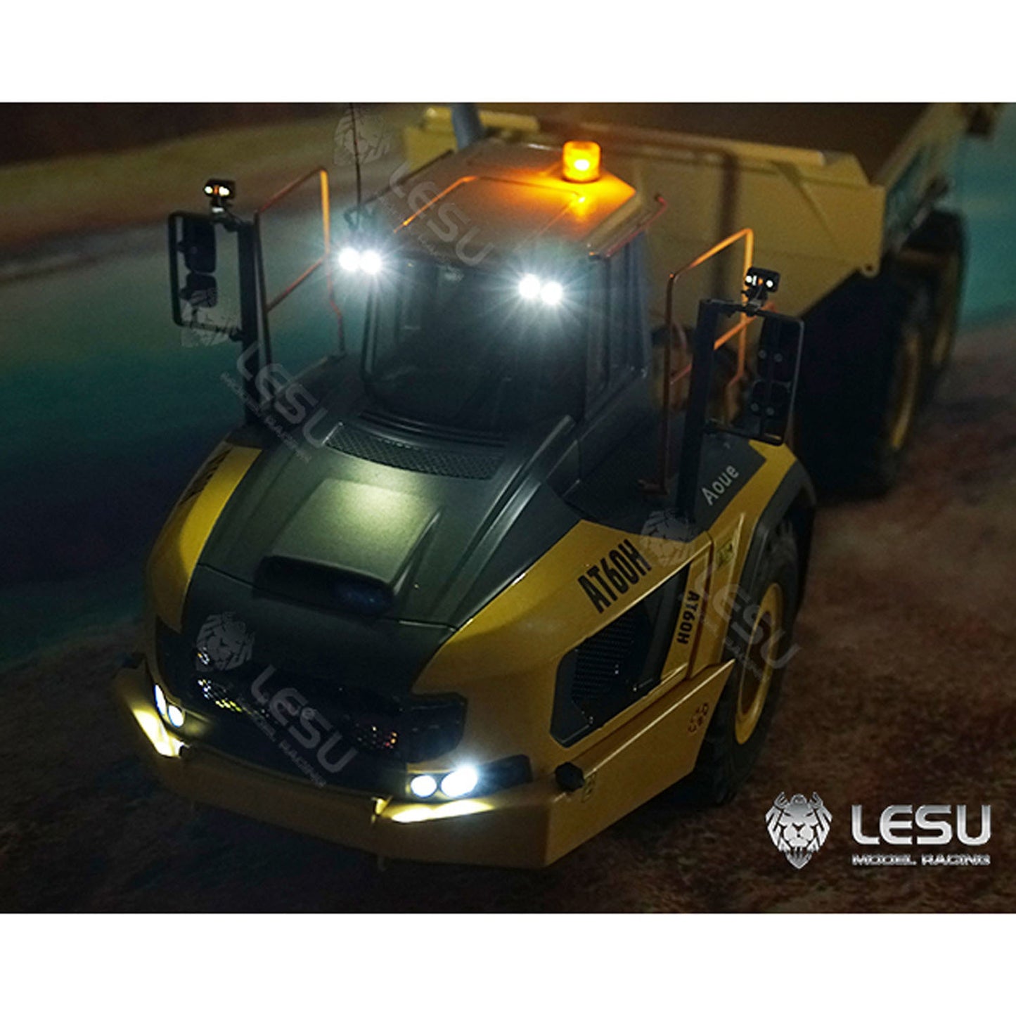 LESU 1/16 RC Hydraulic Articulated Truck Metal AT60H 6x6