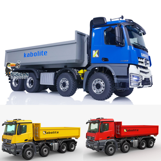 Kabolite 1/14 8X8 RC Hydraulic Dumper Truck K3365 RTR