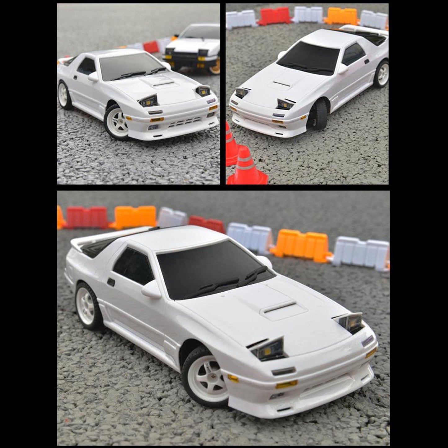 LDRC LD1802 1/18 4*2 RX7 RC Rennwagen RWD Gyroskop