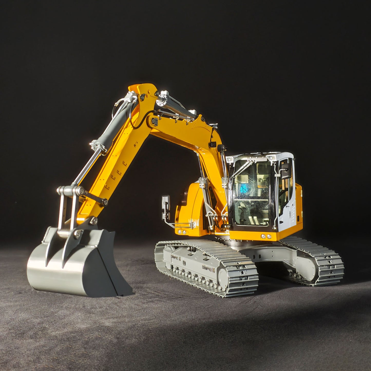 JDM-208 1/14 RC Hydraulic Excavator R920 Metal Remote Control Digger Model ST8 Controller