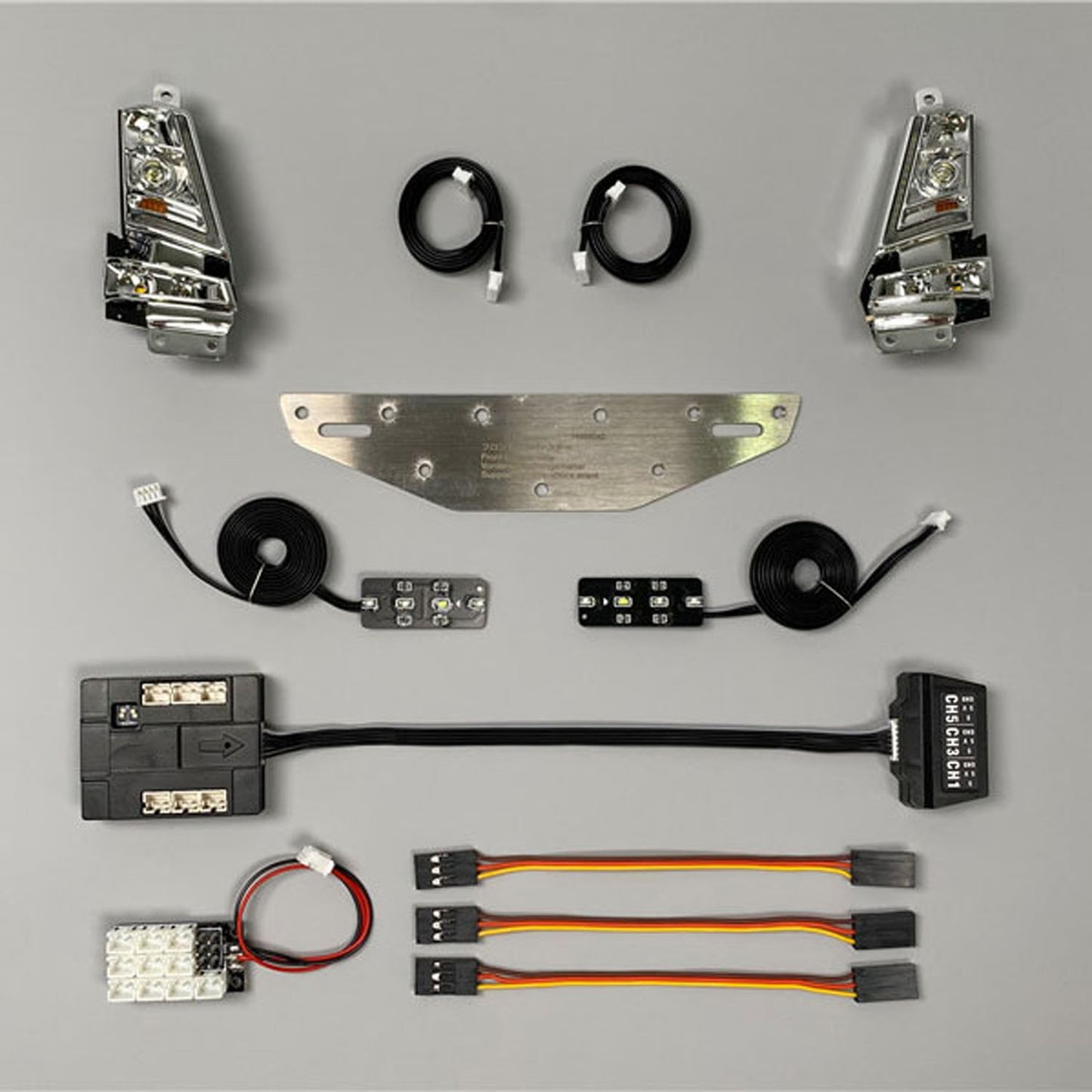 Unité d'éclairage 5 V pour camion tracteur télécommandé Tamiya FH16 750 1/14 56360 56362