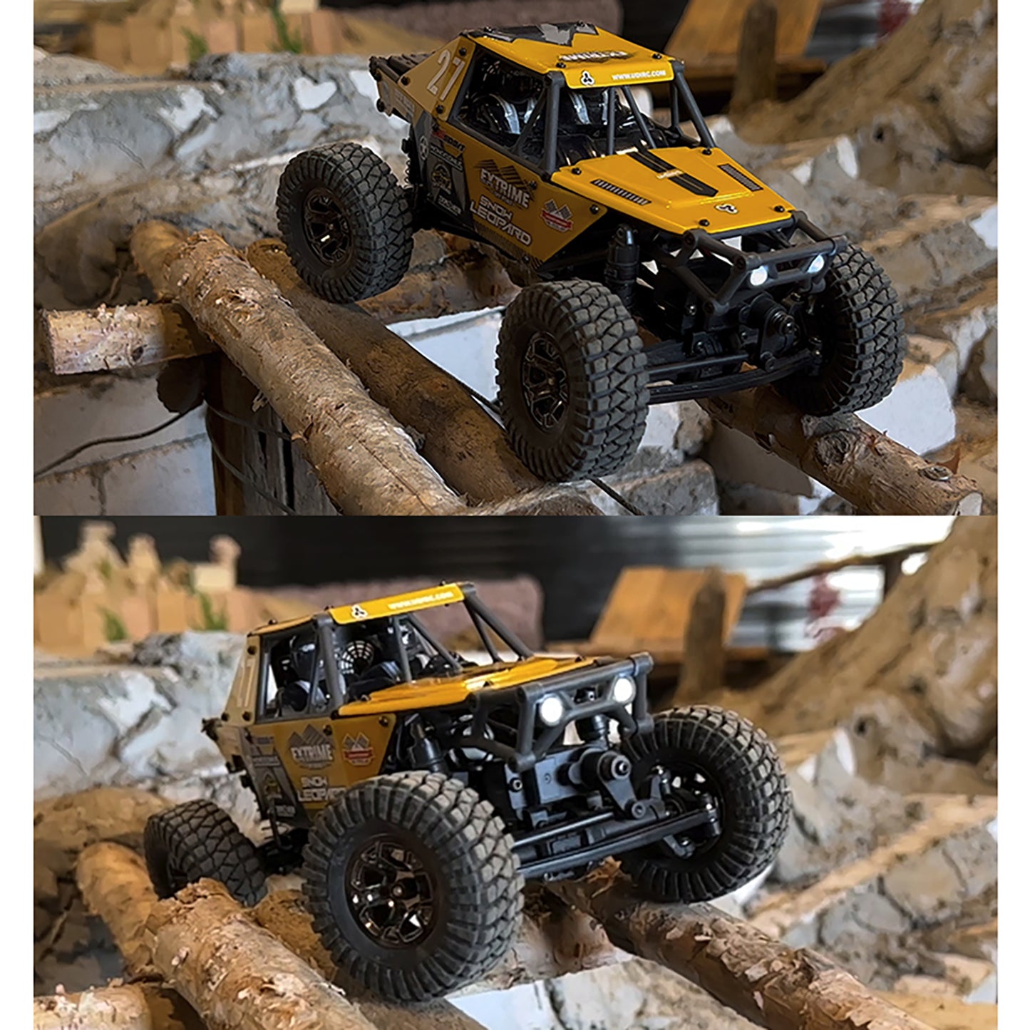 IN STOCK UdiRC UCX2405PRO 1/24 2.4G 4WD RC Rock Crawler Brushless Motor ESC Radio Controlled Off-Road Vehicles RTR Model Car Toys Battery