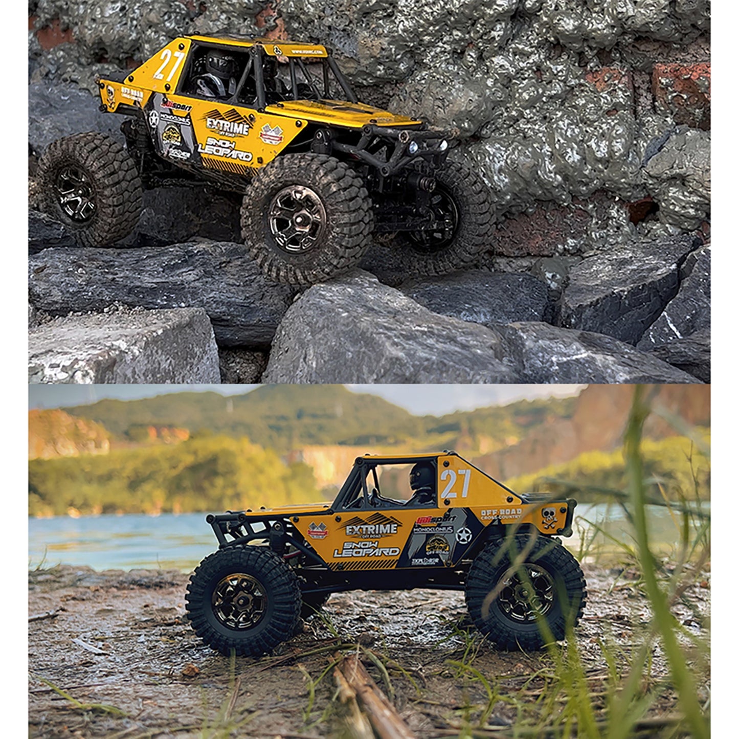 IN STOCK UdiRC UCX2405PRO 1/24 2.4G 4WD RC Rock Crawler Brushless Motor ESC Radio Controlled Off-Road Vehicles RTR Model Car Toys Battery