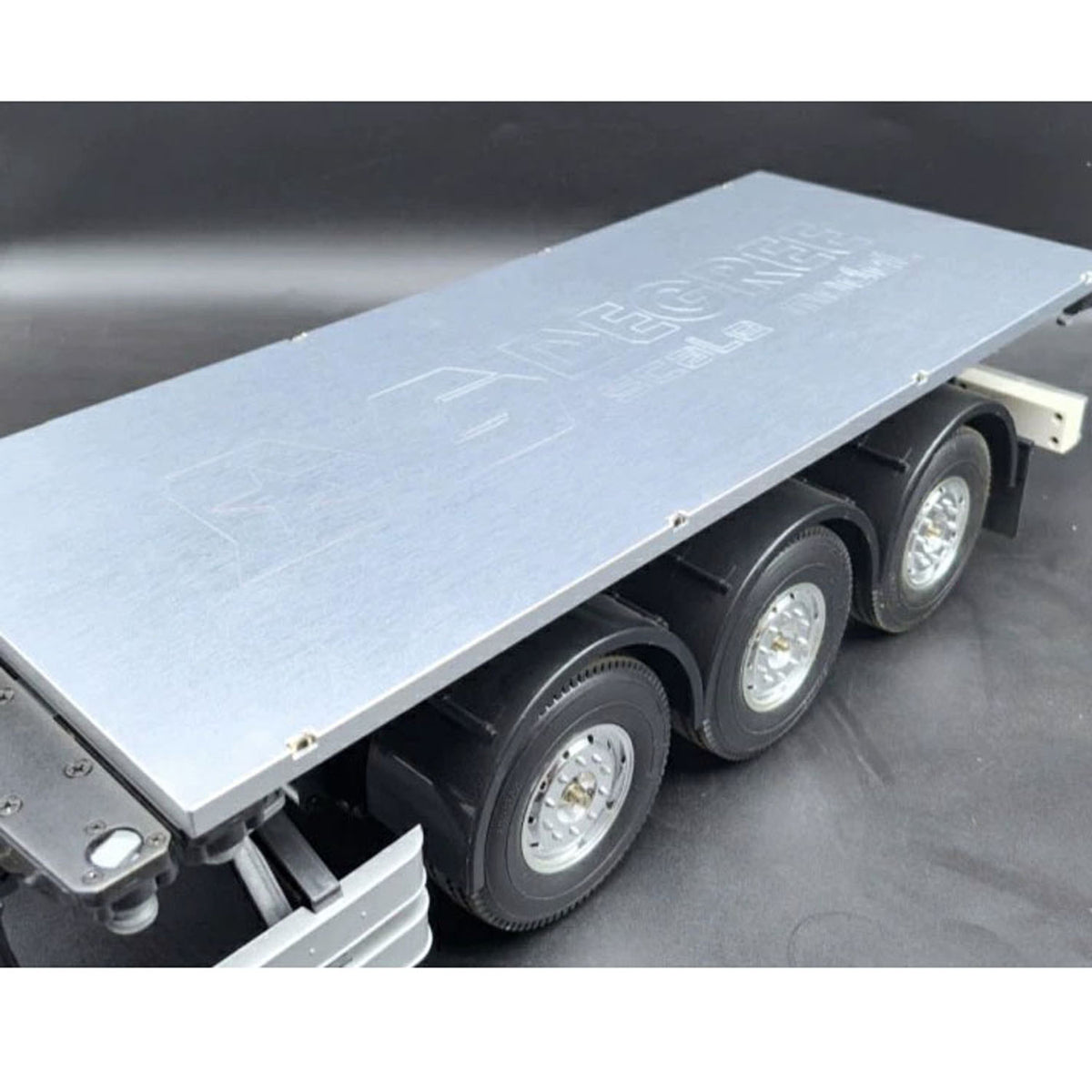1/14 Metal Flat Plate Flatbed for 3 Axle Semi Trailer 56330 RC Container Trailer Conversion Model Upgrade Part
