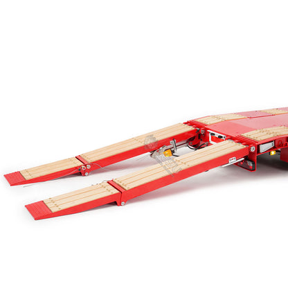 5 Axles Steering LESU 1/14 Metal Semi Trailer A0055 Hydraulic Lifting Tailboard Electric Support Legs for DIY Remote Control Tractor Truck Model
